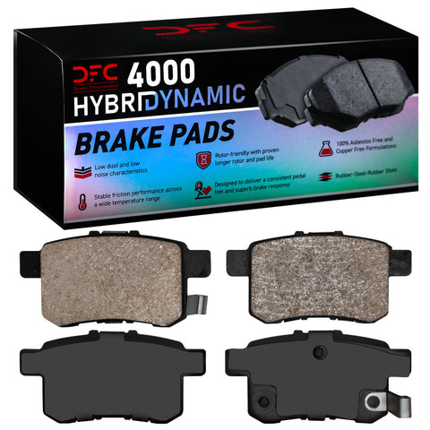 DFC 08-17 Honda Accord Sedan Rear 4000 Hybridynamic Brake Pads - 4000-1451-00