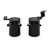 Mishimoto 2015+ Subaru WRX Baffled Oil Catch Can Kit - Black - MMBCC-WRX-15SBE