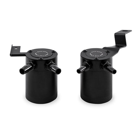 Mishimoto 2015+ Subaru WRX Baffled Oil Catch Can Kit - Black - MMBCC-WRX-15SBE