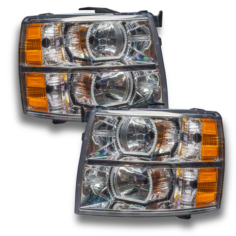 Oracle 07-13 Chevrolet Silverado SMD HL - Square Style - ColorSHIFT - 8188-330