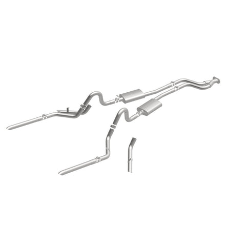 MagnaFlow SYS C/B 84-87 Buick Regal V6 3.8L Turbocharged SS 2.5in Street Series Dual Split Rear Exit - 16884