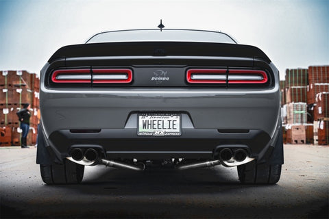 Corsa 15-23 Challenger SRT/Hellcat/Demon/Redeye 2.75in Valved CB DR Exit w/ Twin 3.5in Pol Pro Tips - 21070