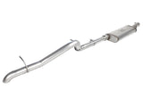 aFe MACHForce XP Exhaust Cat-Back 2.5in SS-409 Hi-Tuck 12-14 Jeep Wrangler Unlimited V6 3.6L 4Dr - 49-46231
