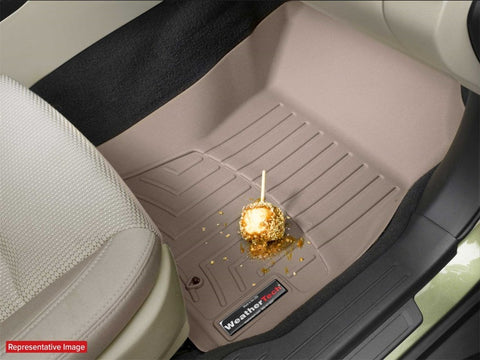 WeatherTech 2017+ Ford F-250/F-350/F-450/F-550 Rear FloorLiner - Tan - 4510123