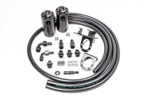 Radium Engineering 07-21 Toyota Tundra Dual Catch Can Kit Fluid Lock - 20-0240-FL