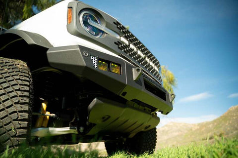 DV8 Offroad 2021+ Ford Bronco Front Bumper V2 - OE Plus Series (Works w/o ACC Relocation) - FBBR-06