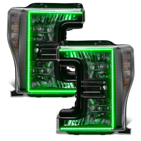 Oracle Ford Superduty 17-19 Dynamic Headlight DRL - ColorSHIFT - Dynamic - 2522-332