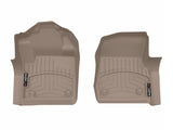 WeatherTech 17+ Ford F-250/F-350/F-450 Front FloorLiner - Tan (Fits 4x4 Floor Shifter) - 4510541