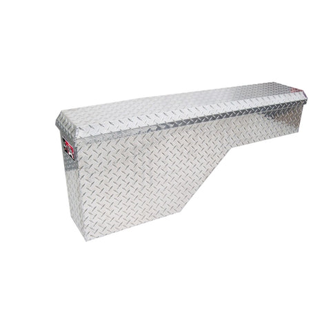 Westin/Brute Pork Chop Tool Box Pass Side 46in - Aluminum - 80-RB161
