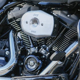 S&S Cycle 17-23 M8 Touring/18-23 BT Stealth Air Cleaner Kit w/ Chrome Tribute Cover - 170-0595A