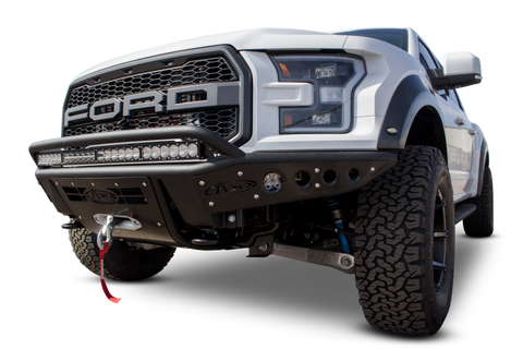 Addictive Desert Designs 17-18 Ford F-150 Raptor Stealth R Front Bumper w/ Winch Mount - F113782880103