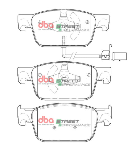 DBA 2016+ Audi A4 SP Performance Front Brake Pads - DB15106SP