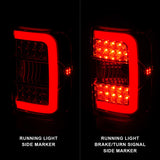 ANZO 2001-2011 Ford  Ranger LED Tail Lights w/ Light Bar Chrome Housing Red/Clear Lens - 311393
