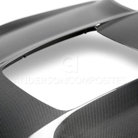 Anderson Composites 2020 Mustang Shelby GT500 Double Sided Carbon Fiber Hood - AC-HD20FDMU500-OE-DS