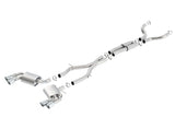 Borla Chevy 16-17 Camaro 6.2L ATAK Catback w/ Dual Tips (NPP) Dual Split Rear Exit - 140688