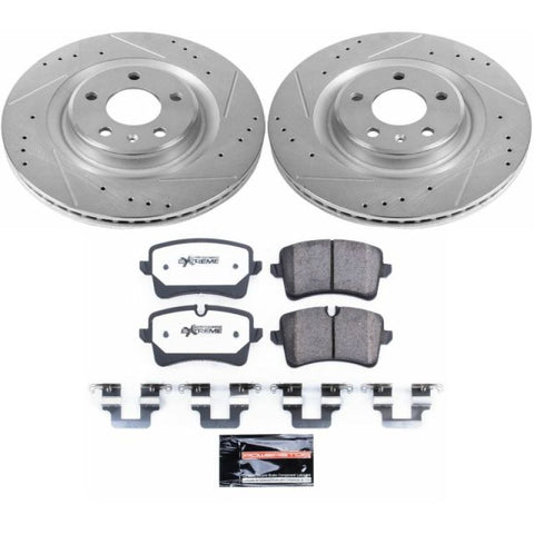 Power Stop 2012 Audi A7 Quattro Rear Z26 Street Warrior Brake Kit - K6001-26