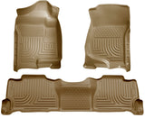 Husky Liners 07-13 GM Escalade ESV/Avalanche/Suburban WeatherBeater Tan Front/2nd Row Floor Liners - 98263