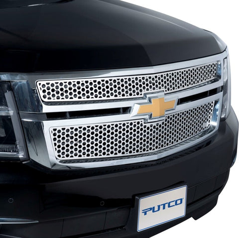Putco 94-98 Chevrolet Silverado Punch Stainless Steel Grilles - 84100