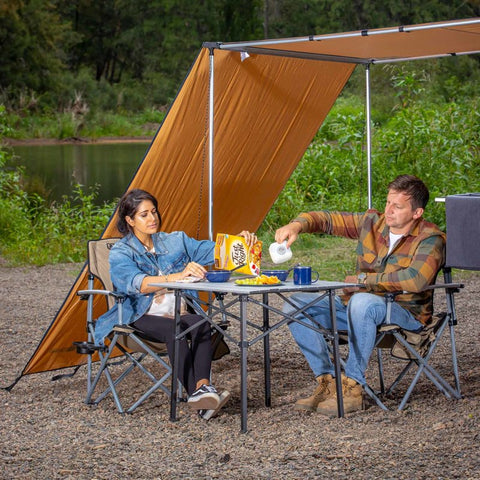 ARB Aluminum Camp Table 33.8X27.5X27.5in - 10500130