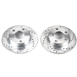 Power Stop 96-01 Audi A4 Quattro Rear Evolution Drilled & Slotted Rotors - Pair - EBR471XPR
