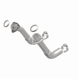 MagnaFlow 66-72 Chevy C10 Pickup V8 2-Piece Front Exhuast Pipe Kit (2in Tubing/Clamps/Inlet Flanges) - 15380