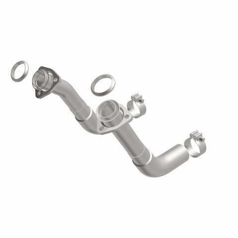 MagnaFlow 66-72 Chevy C10 Pickup V8 2-Piece Front Exhuast Pipe Kit (2in Tubing/Clamps/Inlet Flanges) - 15380