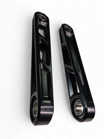 Elektric Offroad 2024+ Can Am Maverick R Front Sway Bar Links Anodized Black - RVSPA0003-B