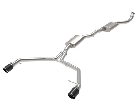 aFe MACH Force-Xp 13-16 Audi Allroad L4 SS Cat-Back Exhaust w/ Carbon Tips - 49-36438-C