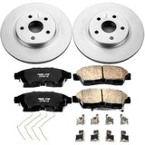 Power Stop 96-00 Toyota RAV4 Front Z17 Evolution Geomet Coated Brake Kit - CRK3163