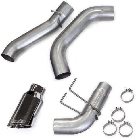Banks Power 19-23 Dodge Ram Crew Cab 6.7L Cummins Monster Exhaust - SS Single Exhaust w/ Chrome Tip - 49798