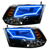 Oracle Lighting 09-18 RAM 1500 Sport Halo Headlights - Blk Housing w/RF Controller - 8906-330