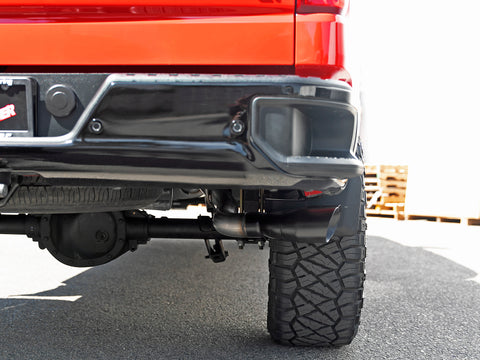 aFe Vulcan Series 3in 304SS Exhaust Cat-Back w/Blk Tip 2019 GM Silverado/Sierra 1500 V6-4.3L/V8-5.3L - 49-34106-B