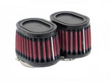 K&N Filter Universal Rubber Filter Oval Tapered 4in Base O/S L x 3.5in Top O/S L x 2.75in H - RU-1822