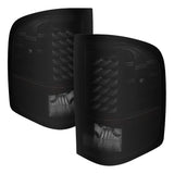 xTune Chevy Silverado 07-13 LED Tail Lights Black Smoke ALT-JH-CS07-LED-BKSM - 5077493