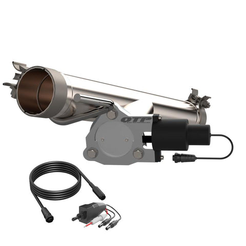 QTP 09-18 Ram 1500 3in 304SS Aggressor Cutout Mid Pipe - 520009