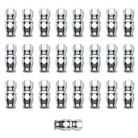 Russell Performance -10 AN Endura PowerFlex Power Steering Straight Hose Ends (25 pcs.) - 620509