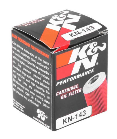 K&N Yamaha / MBK 1.5in OD x 1.938in H Oil Filter - KN-143