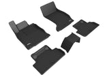 3D MAXpider 2019-2023 Genesis G70 AWD Kagu 1st & 2nd Row Floormats - Black - L1GS00401509