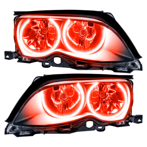 Oracle 02-05 BMW 3 Series SMD HL - Black - ColorSHIFT - 7104-330