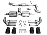 AWE Tuning 22-24 Audi 8Y S3 Touring Edition Exhaust - Diamond Black Tips - 3015-43897