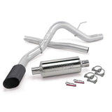 Banks Power 11-14 Ford F-150 3.5L EcoBoost/5.0 /6.2L Monster Exh Sys - SS Single Exh w/ Black Tip - 48761-B