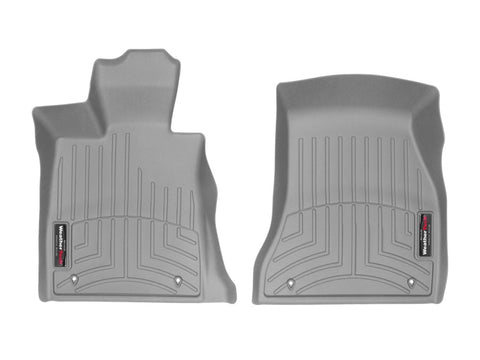 WeatherTech 2016+ BMW 7-Series Front FloorLiner - Grey (Vehicles w/No Rear Executive Lounge Seating) - 469391