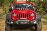Rugged Ridge 07-18 Jeep Wrangler JK/JKU Textured Black Elite Headlight Euro Guards - 11230.12