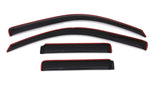 AVS 02-09 Chevy Trailblazer Ventvisor In-Channel Front & Rear Window Deflectors 4pc - Smoke - 194733
