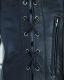 River Road Sapphire Leather Vest Black Womens - Small - 094444