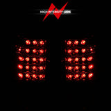 ANZO 1999-2007 Chevrolet Silverado 1500 LED Taillights Red/Clear - 311010