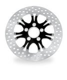 Performance Machine Disc/Carr 11.5in Heathen Front Left - Contrast Cut Platinum - 0133-1522HEAS-BMP