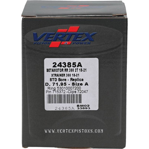 Vertex Piston 18-21 Beta RR 2T 300 300cc Cast Replica Piston Kit - 24385A