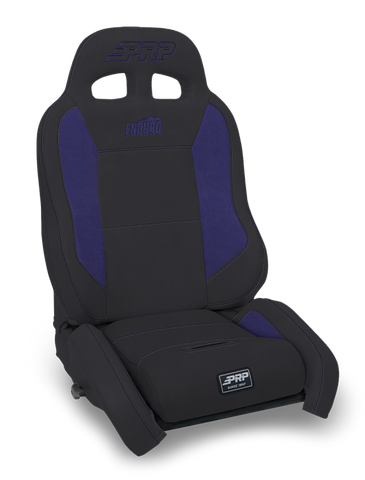 PRP EnduroCrawl Reclining Suspension Seat - Black/Purple Vinyl - Driver - A9001044-201-M