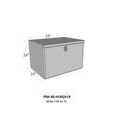 Westin/Brute HD Under Body 24in x 18in Drop Down Door - Aluminum - 80-HUB2418
